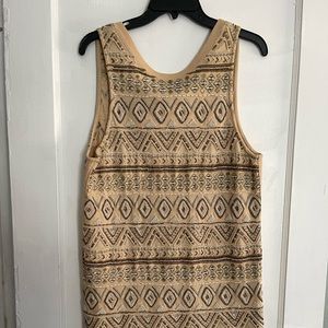 Free People Beaded Scoop Back Shift Dress